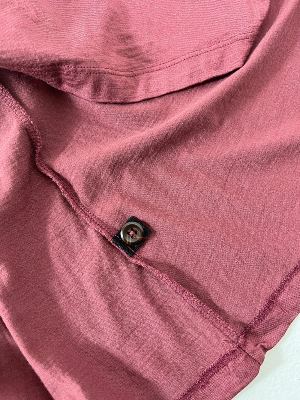 Wool& Sz XL Amalya Dress Merino Wool/Nylon Button Front Berry - Picture 10 of 12